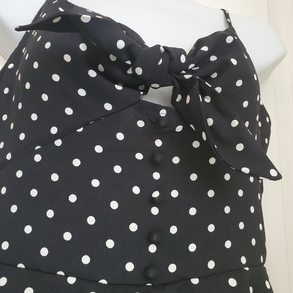 🎉3/$39 QED London Polka Dot Peplum Top - Picture 6 of 13